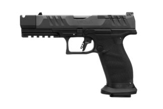 Walther PDP Pro-X Full Size 9mm Semi-Auto Pistol, 4.6 in Barrel, 20+1 Rounds, Black Tenifer