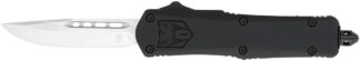 CobraTec Small FS-3 OTF Drop Point Knife, 2.75 in D2 Steel Blade, Black