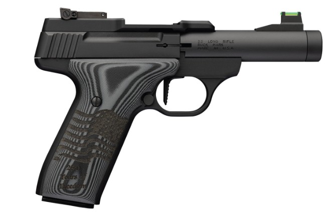 Browning Buck Mark Black Label 250 SR 22 LR Semi-Auto 10+1 4 in Matte Black Threaded Barrel