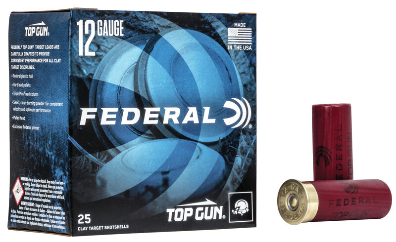 Federal Ammunition Top Gun Light 12 Gauge 2.75 in 1 1/8 oz #9 Shot 25 Rounds