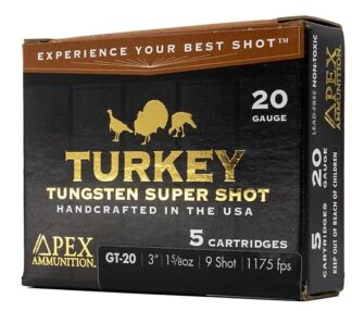 Turkey 20GA 3" 1 5/8oz TSS #9 5/Bx