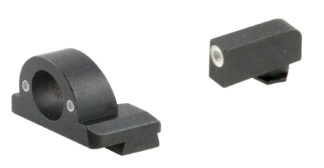 AmeriGlo GL5125 Ghost Ring Sight Set, Green Tritium Front/Rear with White Outline