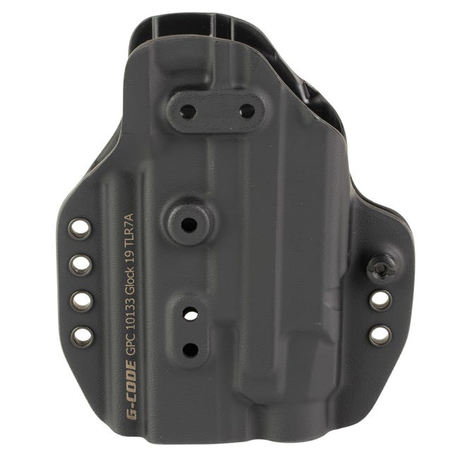 G-Code Prime Carry Holster Fits Glock 19/19X/45 Gen3-5 with TLR7 a, Black