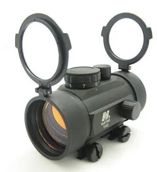 NCStar DBB142 1x B-Style Red Dot Sight, Weaver Base, Black