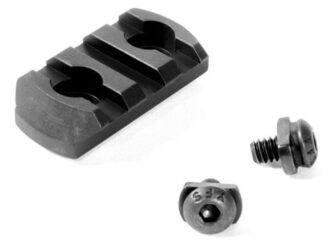 Geissele Automatics Picatinny Rail for M-LOK, 3 Slots, Black