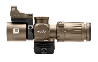 EOTech Vudu 3-9x32 SFP MR5 Reticle Tan Rifle Scope W/EFLX Integrated Mount
