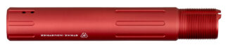 Strike Industries Carbine Length Pistol Receiver Extension Tube, 7075-T6 Aluminum, Red Anodized