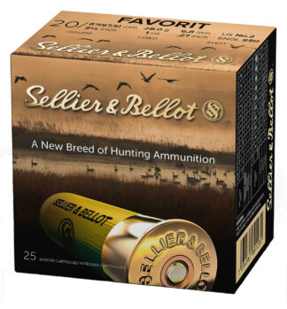 Sellier & Bellot SB20BSA 20 Gauge #2 Buck 2.63 in Shell, 25 Rounds
