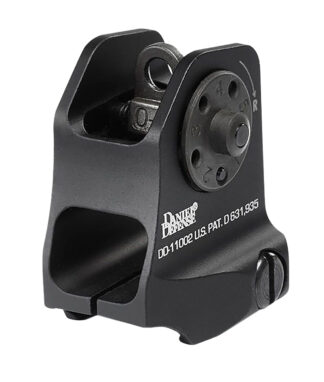Daniel Defense A1.5 Fixed Rear Sight Absolute Cowitness Height Black Hardcoat Anodized