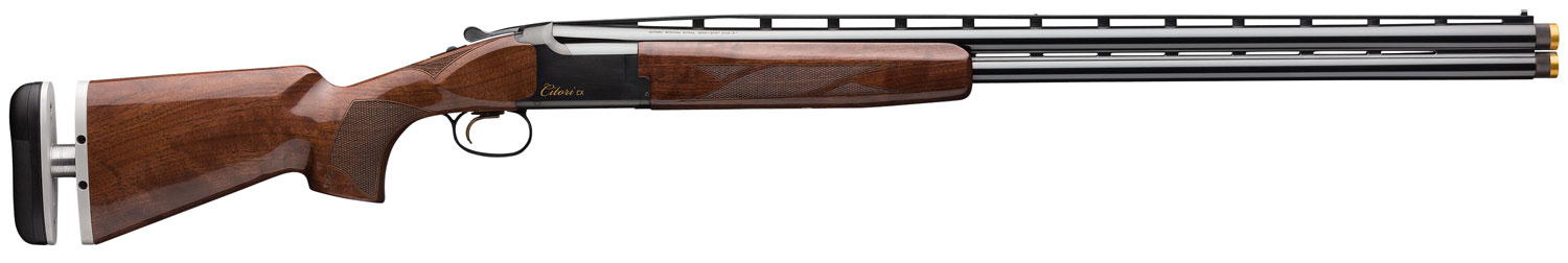 Browning 018179326 Citori CX Micro 12 Gauge 30" Barrel 3" 2rd, Blued Steel Barrels & Gold Accented Receiver, American Black Walnut Stock With Graco Butt Pad Plate For Adjustable LOP (Compact)