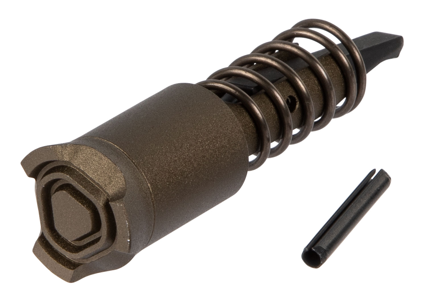 Strike Industries AR Forward Assist Plunger, Flat Dark Earth Anodized Aluminum, Fits AR-15/M16