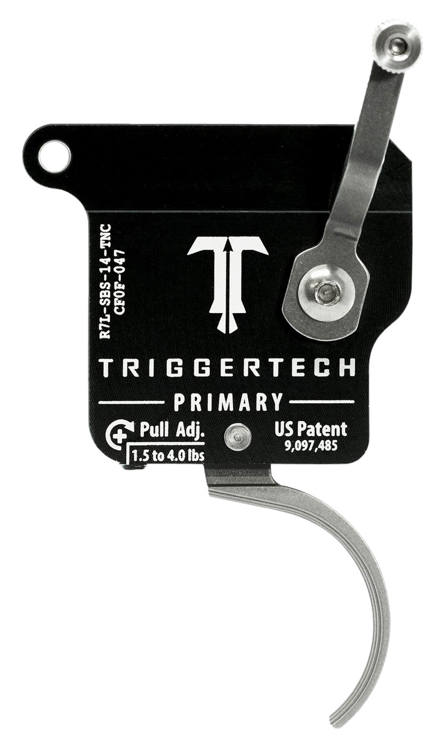 TriggerTech Primary Single-Stage Curved Trigger 1.5-4 lb for Rem 700 Left