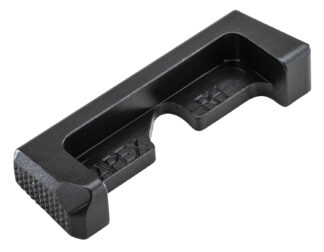 Apex Tactical Extended Mag Release for CZ P10c, Black Steel