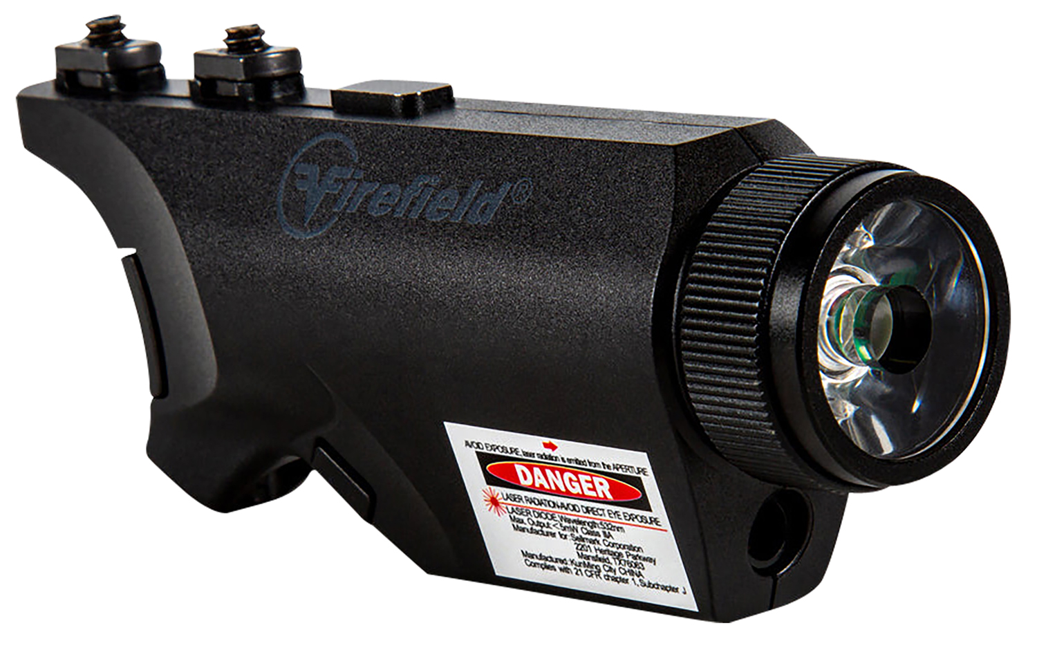 Firefield Rival XL Foregrip Flashlight and Laser Combo 532 Nm, Matte Black, 75/150 Lumens