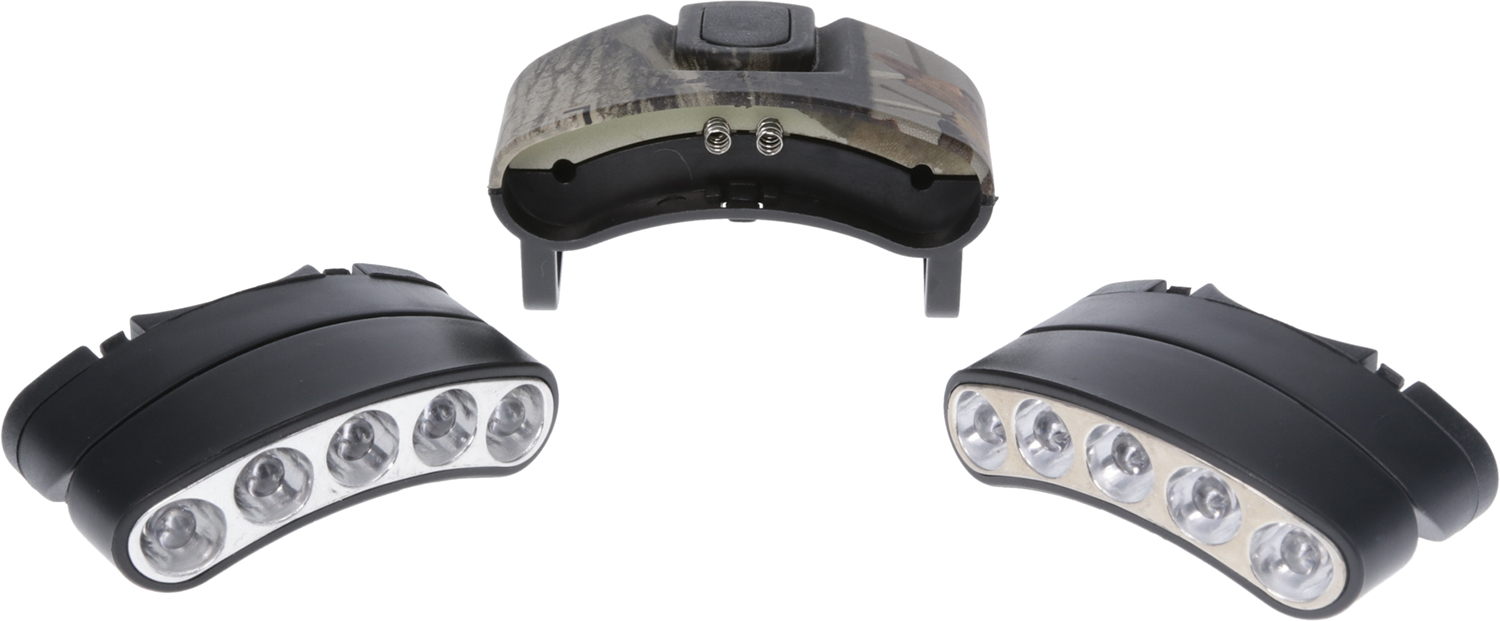 Cyclops Orion Tilt Cap Light 30 Lumens, Green/White LED, Camo Clip-on