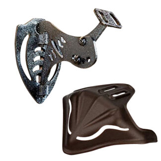 Skull Hooker Skull Cap & Bone Bracket Combo Pack, Powder-Coated Steel (20 lb)