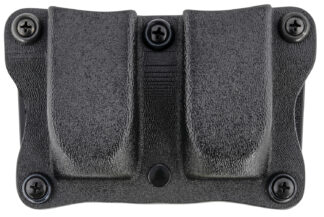 DeSantis Quantico Double Mag Pouch Belt Clip OWB Black Kydex, Fits Belts Up to 1.50 in