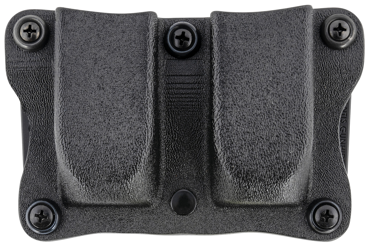 DeSantis Quantico Double Mag Pouch Belt Clip OWB Black Kydex, Fits Belts Up to 1.50 in