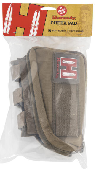 Hornady 99110 Gun Cheek Piece  Tan Cordura 5rd Rifle Right Hand