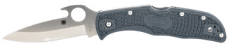Spyderco C243PGYW Endela Lightweight 3.41 in VG-10 Stainless Folding Knife Blue-Gray FRN