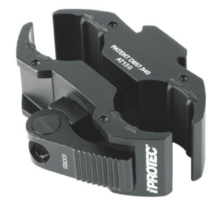 iProtec 6108 Universal Long Gun Mount, Black Anodized Aluminum Accessory Rail
