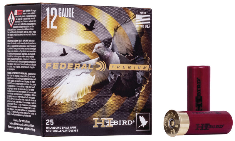 Federal Hi-Bird Upland 12 Gauge 2.75 in 1.125 oz #7.5 Shot 25 Rounds