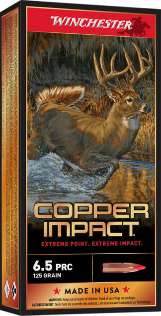 Winchester Copper Impact 6.5 PRC 125 gr Copper Extreme Point Lead-Free (20 Rounds)
