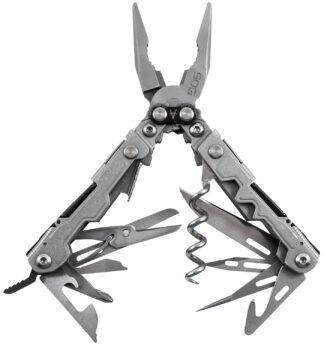 SOG PowerLitre Mini Multi-Tool with Corkscrew, 5Cr15MoV Stainless Steel