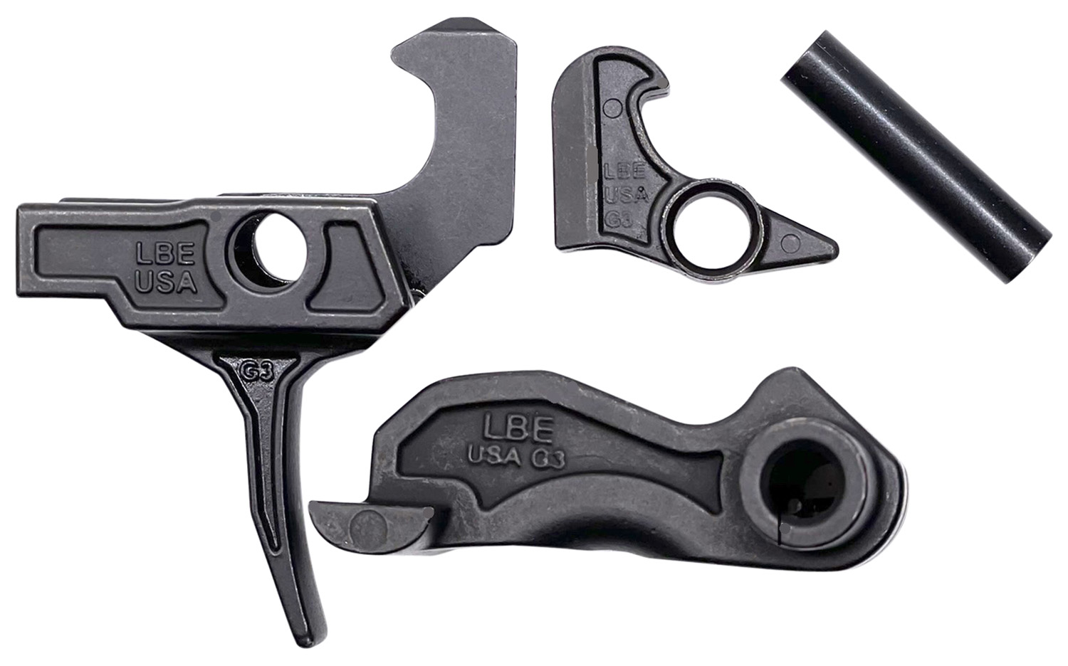 LBE Unlimited AKG3 G3 Trigger Group for AK-47 & AK-74, Curved Black Finish