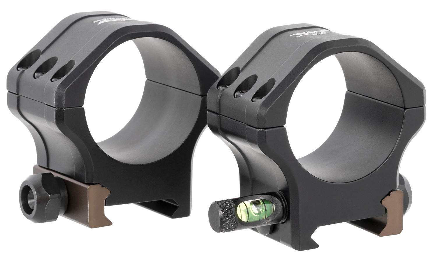 Christensen Arms Tactical PRSR-HD 34mm Medium Scope Rings, Picatinny/NATO-STANAG, Black Anodized