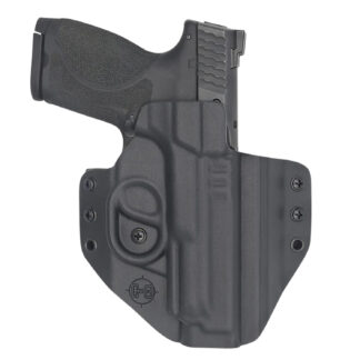 C&G Holsters Covert OWB Belt Loop Kydex Holster for S&W M&P 9/40 with RMR-Ready Open Bottom (Black)