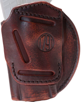 1791 Gunleather 4-Way IWB/OWB Holster Size 06 Vintage Right Hand, Fits Glock 21 & Walther PDP