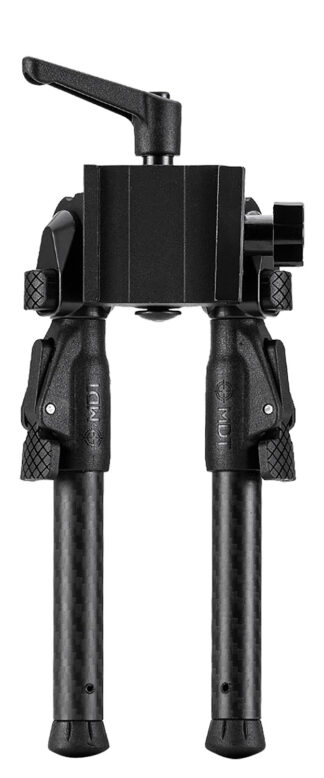 MDT GRND-POD Bipod, Black, Height Adjustable 4.5-9 in, RRS Dovetail/ARCA Rail