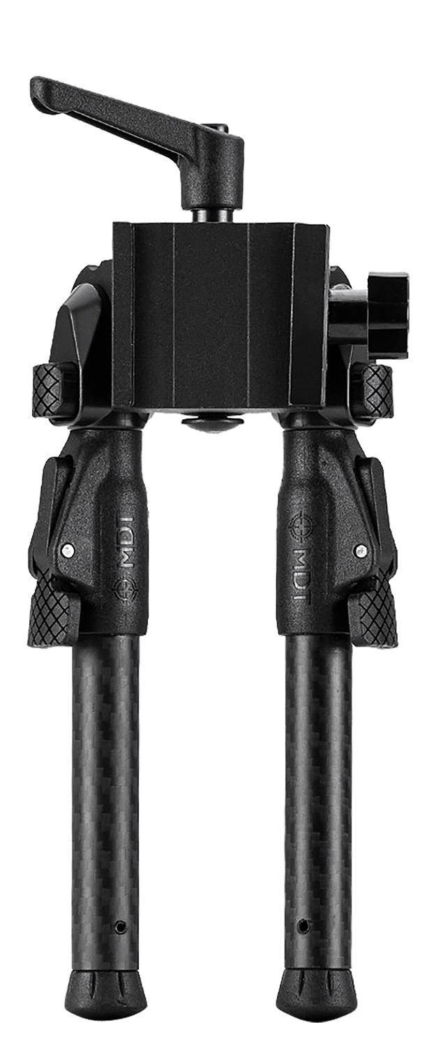 MDT GRND-POD Bipod, Black, Height Adjustable 4.5-9 in, RRS Dovetail/ARCA Rail