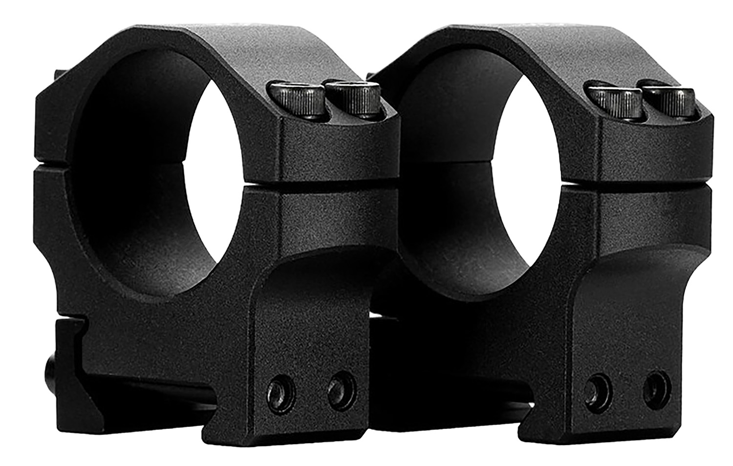 MDT Premier Lightweight Scope Ring Set, 34mm Tube, 1in Medium, Black Aluminum