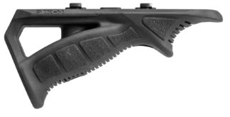 FAB Defense PTK Rubberized M-LOK Ergonomic Angled Grip, Black Polymer