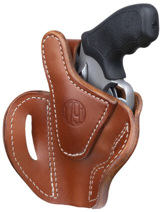1791 Gunleather RVHX-2S K/L-Frame Thumbreak OWB Revolver Holster, Classic Brown, Right Hand