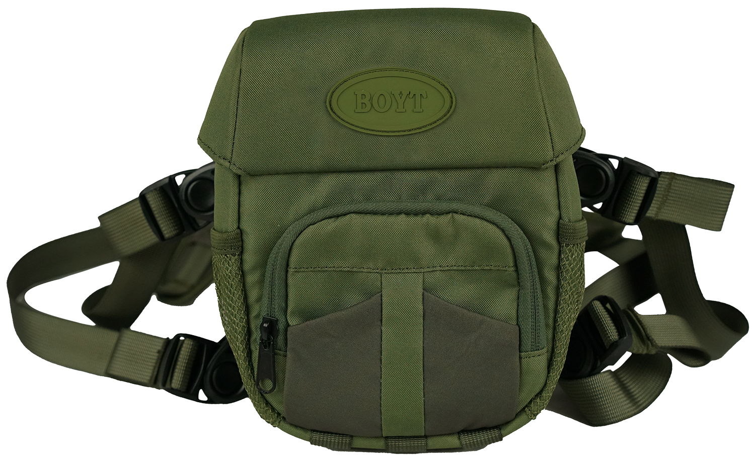 Boyt Harness BCH18-M Bino Case & Harness, Sage Nylon, Fits Binoculars Up to 8.5" Tall