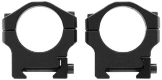 Mdt Sporting Goods Inc 103549BLK Scope Rings Scope Ring Set Black Anodized Aluminum 34mm Tube High Picatinny
