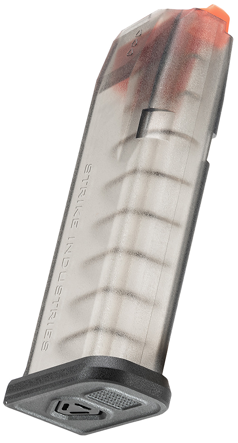 Strike Industries GMAG19 9mm 15+1-Round Translucent Smoke Magazine for Glock 19/26 Gen 3-5