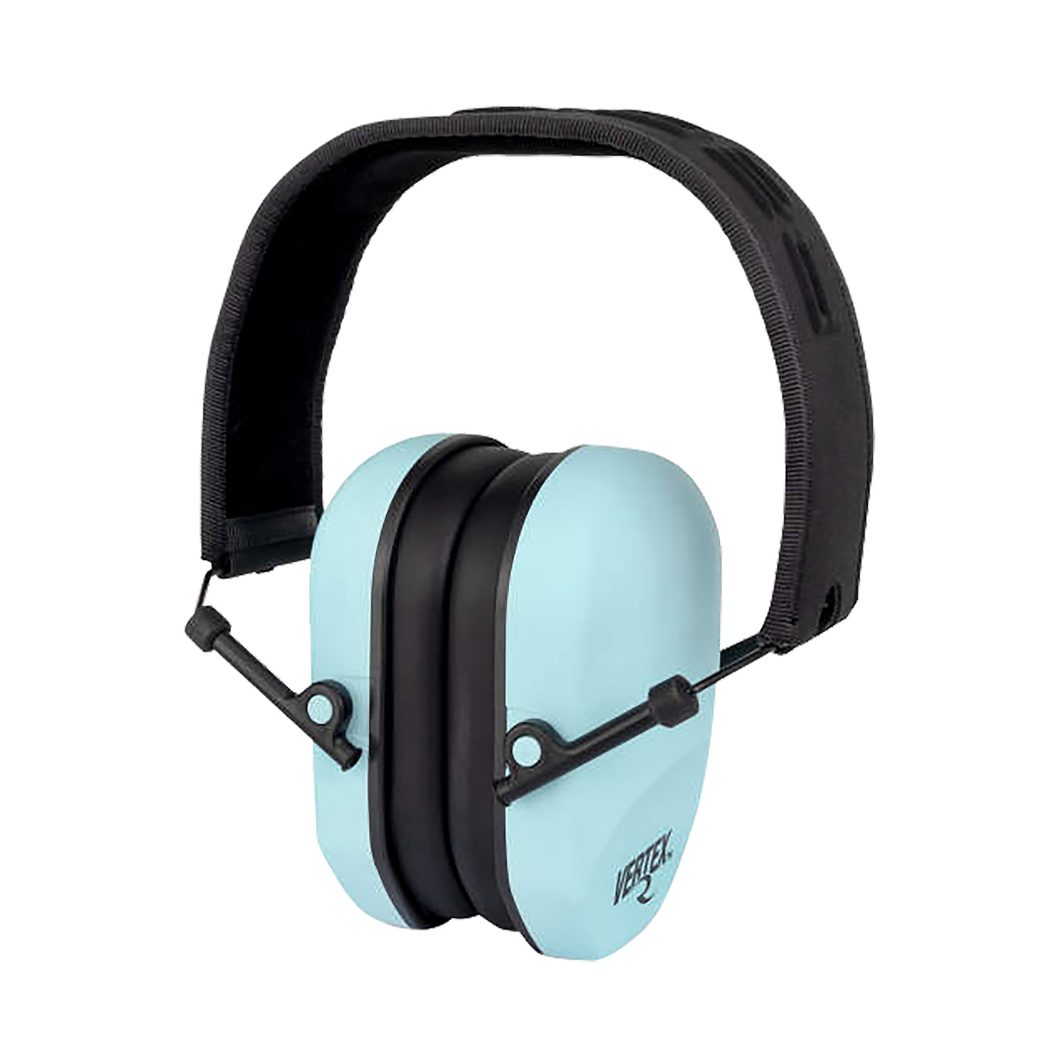 Radians VXP820BX Vertex Passive Earmuff NRR 23 Over the Head Aqua Blue/Black