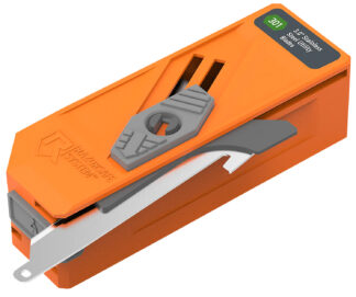 Outdoor Edge Blade Dispenser, Blaze Orange, Drop Point, 12-Blade Pack