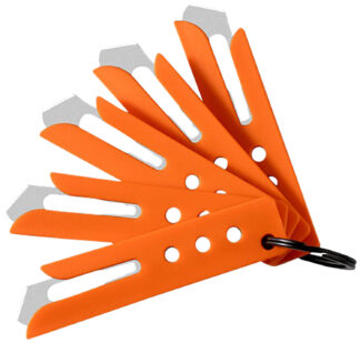 Hogue Expel Blade Guard Orange Nylon, Includes 5 Guards and 5 #60 Blades