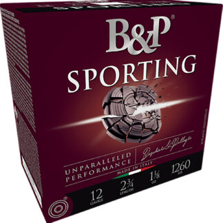 B&P Ammunition 12 Gauge Sporting Clay 2.75 in 8.5 Shot 1 oz 25-Round Box