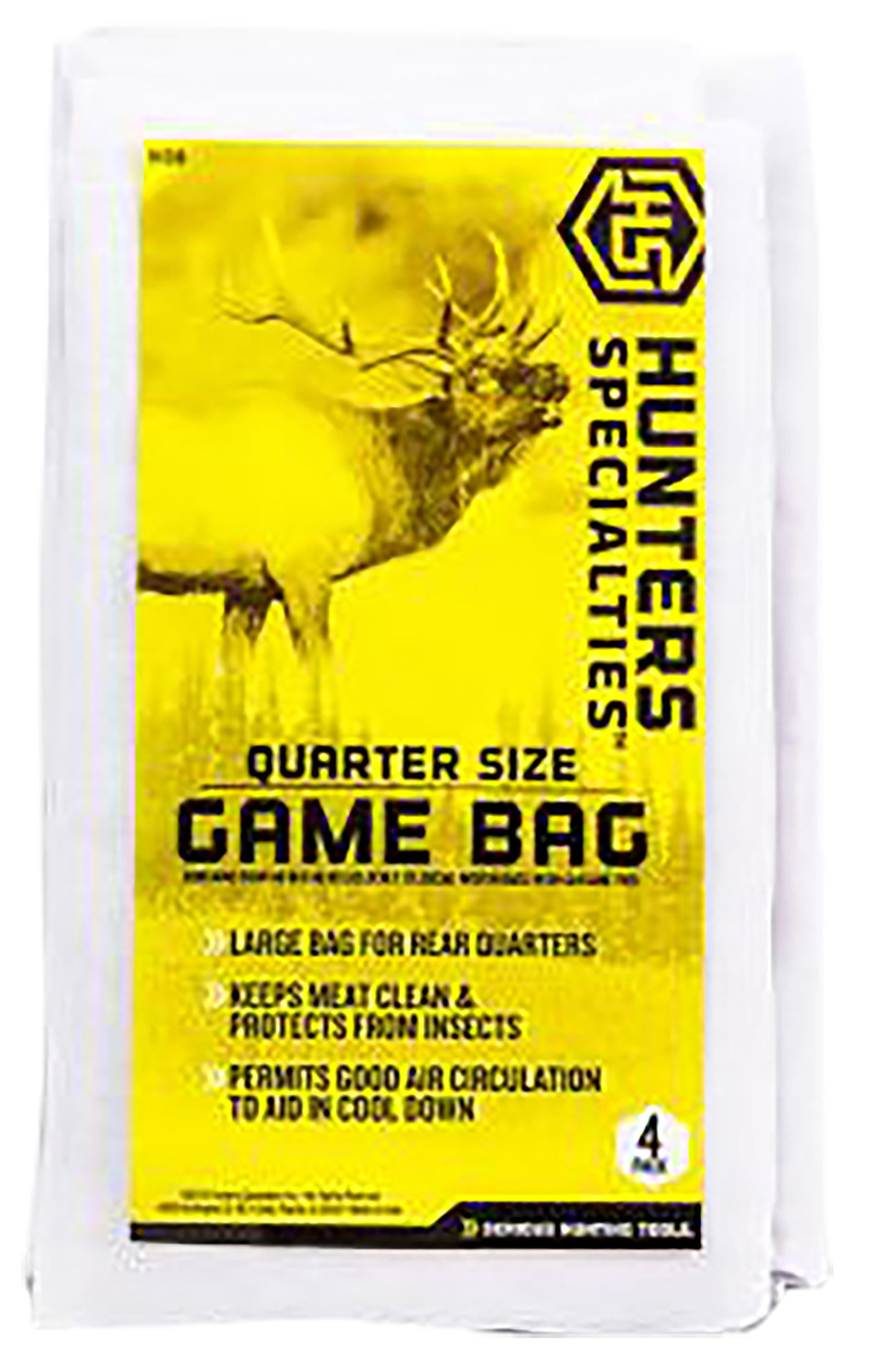 Hunters Specialties Quarter Size Game Bags 4-Pack (40 x 48)