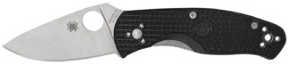 Spyderco Persistence Lightweight Folding Knife 2.75 in Plain 8Cr13MoV Black FRN