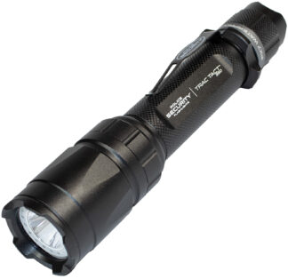 LB Marketing Trac Tact 2AA Flashlight, UV and Red LED, 350 Lumens, IPX7 Waterproof, Black
