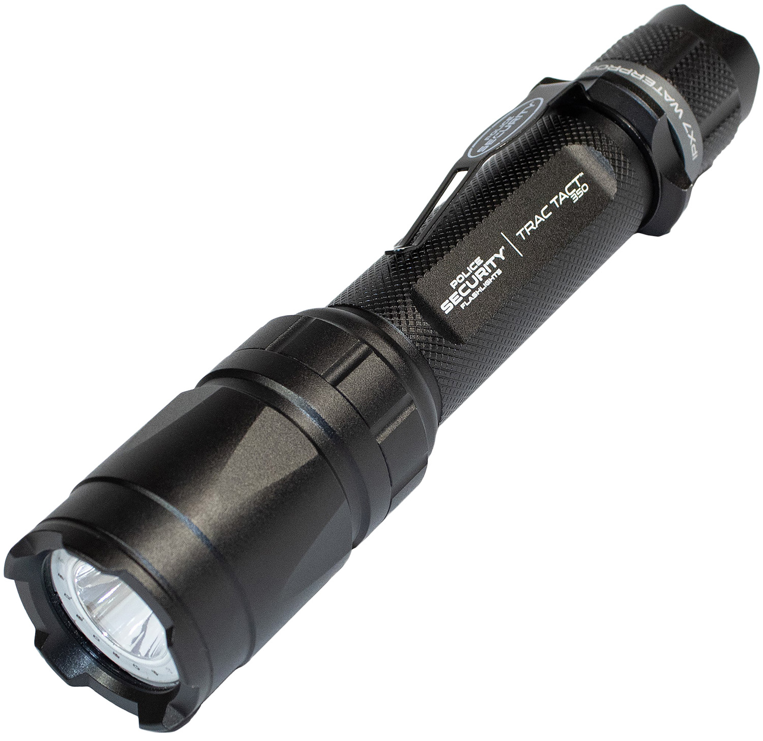 LB Marketing Trac Tact 2AA Flashlight, UV and Red LED, 350 Lumens, IPX7 Waterproof, Black