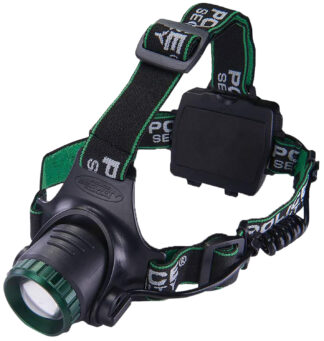 LB Marketing Blackout-R Police Security Headlamp Black LED Rechargeable