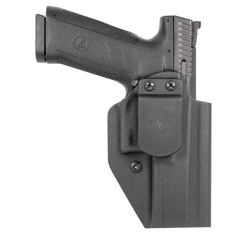 Mission First Tactical CZ P-10 Full Size Appendix IWB/OWB Ambidextrous Matte Black Holster